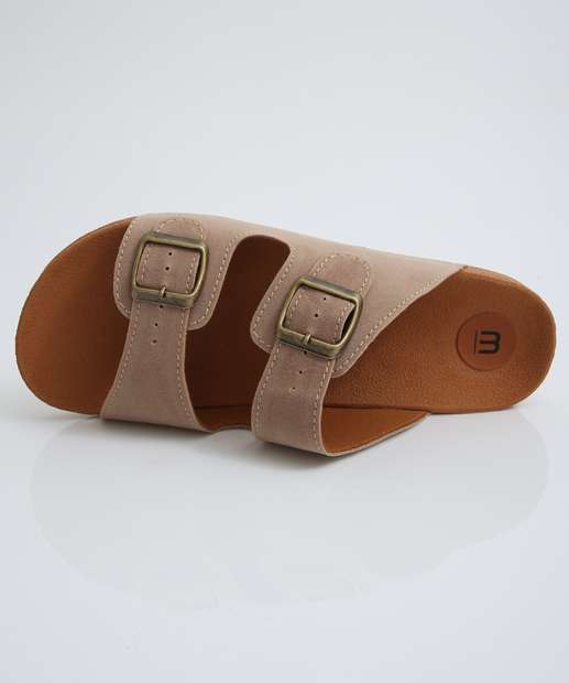 Rasteirinha Feminina Birken Fivelas Marisa