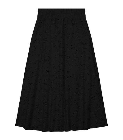 Saia Midi Feminina Em Laise Endless Preto