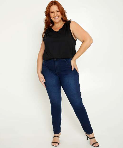 Blusa Regata Plus Size Feminina Colisse Marisa