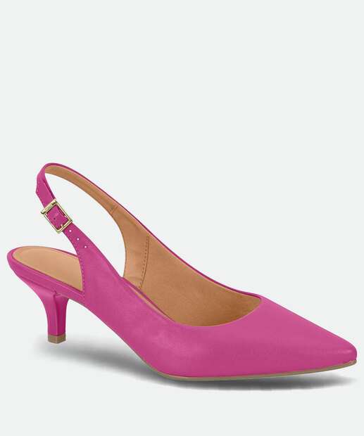 Scarpin Feminino Slingback Salto Fino Vizzano 