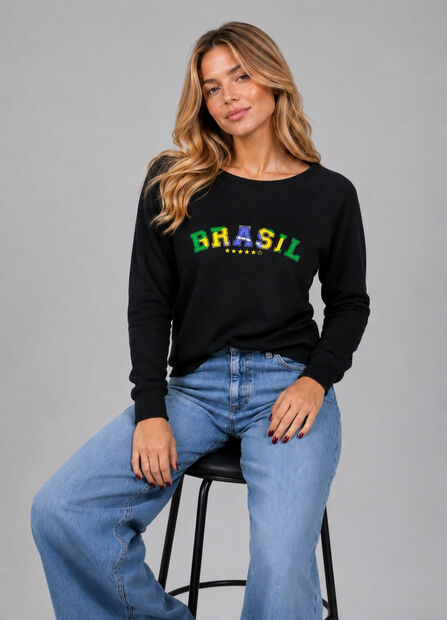Image_Blusa Brasil Moletinho Premium Preto Salvatore