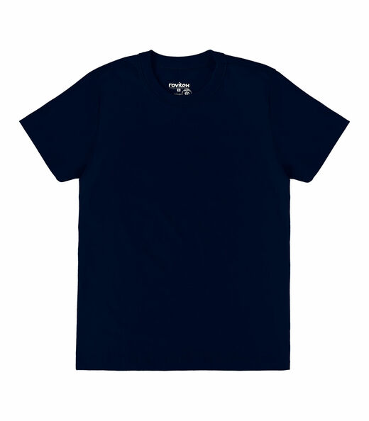 Blusa Básica Infantil Cotton Leve Rovi Kids Azul