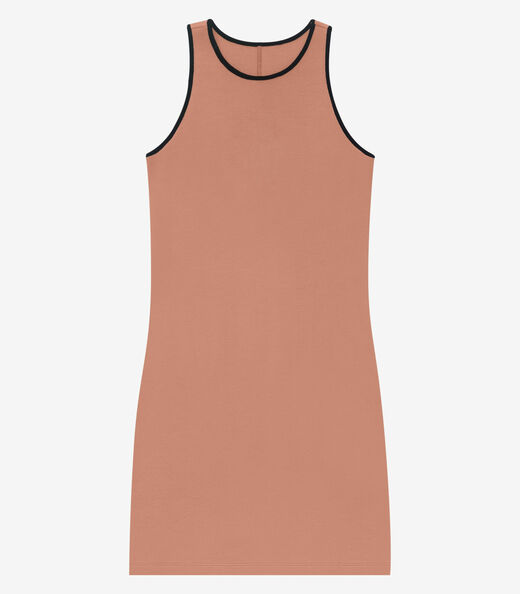 Vestido Curto Feminino Ribana Rovitex Marrom