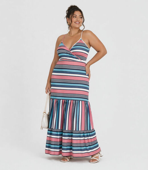 Image_Vestido Feminino Longo De Alcinha Midsize Select Rosa