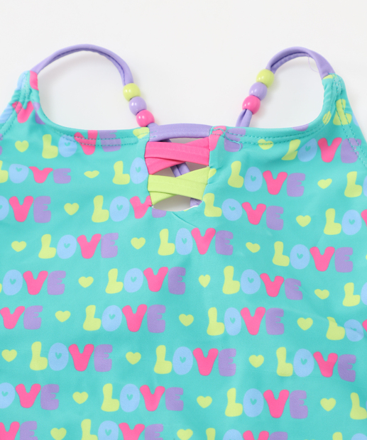 Maiô Infantil Babado Estampado Marisa Tam 4 a 10 Verde