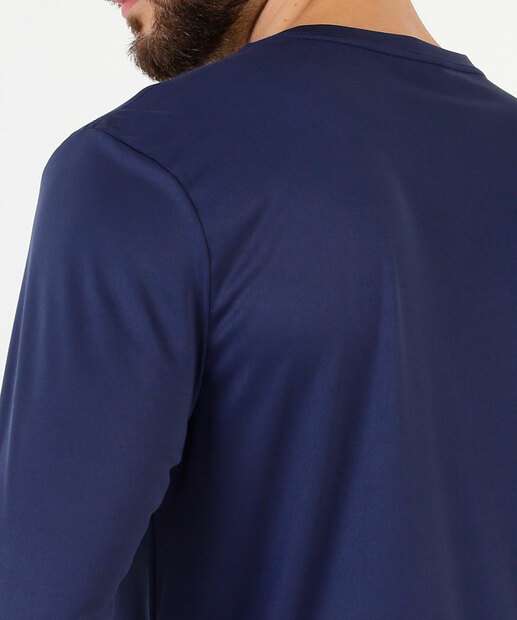 Camiseta Masculina Fitness Manga Longa MR 