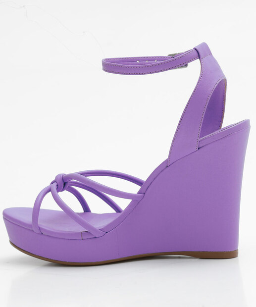 Sandália Plataforma Feminina Tiras Bebecê 