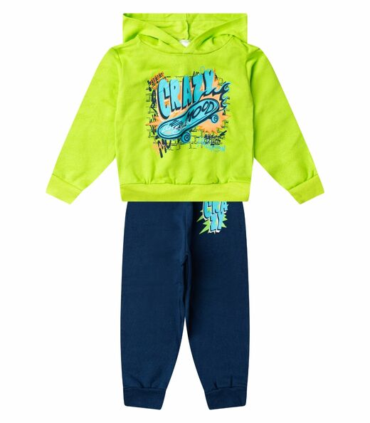 Image_Conjunto Moletom Menino Blusão E Calça Select Verde