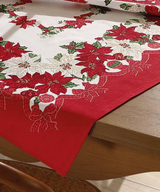 Toalha de Mesa Quadrada Natal Döhler 