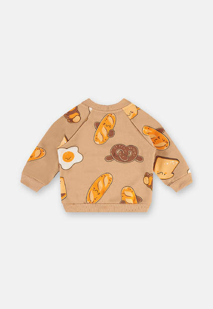Conjunto Bebê Blusão Baguette Três e Já