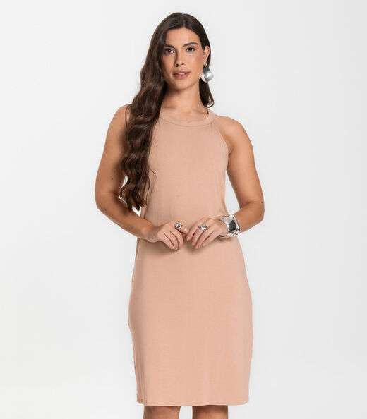 Vestido Feminino Infinita Cor Chocolate