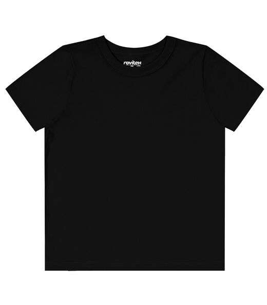 Camiseta Infantil Masculina Básica Rovitex Kids Preto