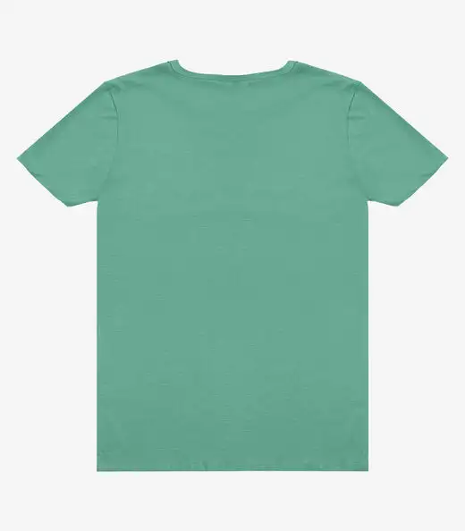 Camiseta Adulto Masculino em Meia Malha Rovitex Verde