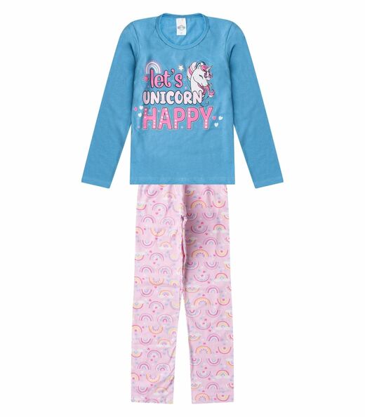Image_Pijama Menina Manga Longa Meia Malha Select Azul