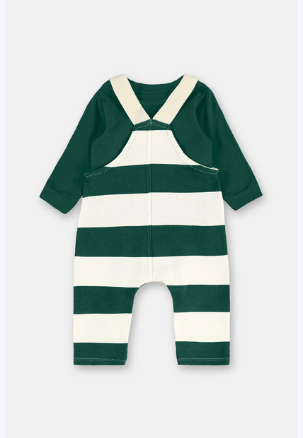 Conjunto Bebê Jardineira Up Baby