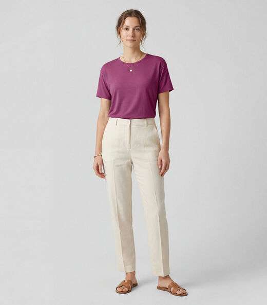 Image_Blusa Feminina Manga Curta Infinita Cor Vermelho