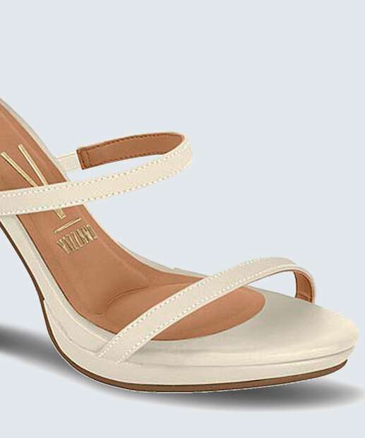 Sandália Salto Fino Feminina Tiras Vizzano 