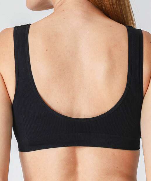 Sutiã Top Sem Bojo Alças Largas Marisa