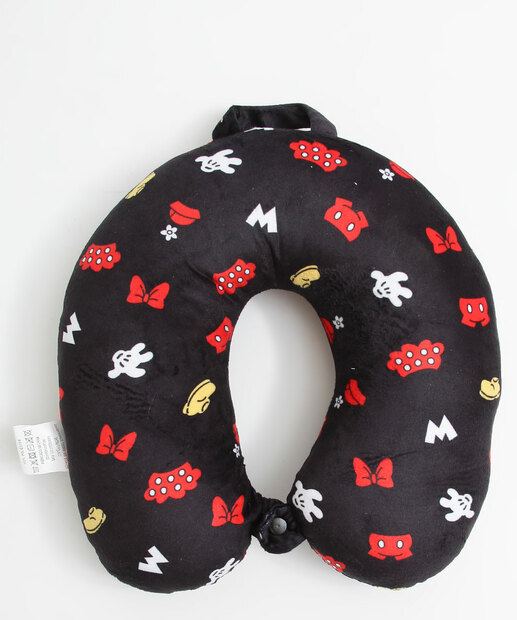 Almofada Pescoço Estampa Mickey E Minnie Disney 
