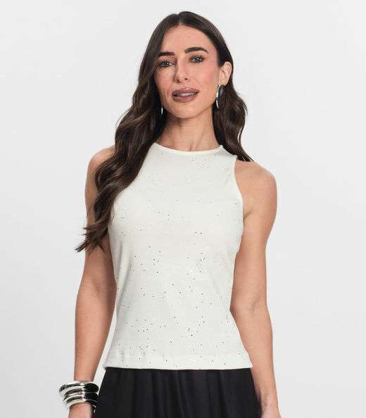 Regata Feminina em Ribana Endless Bege