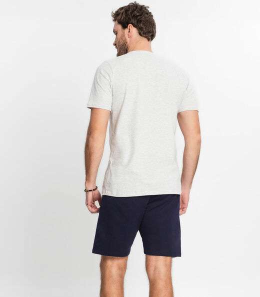 Bermuda Masculina Plus Size Moletom Diametro Azul