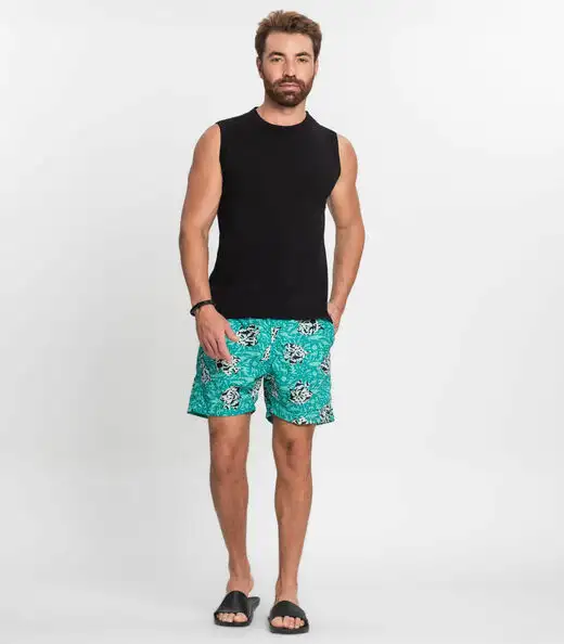 Regata Masculina Básica Rovitex Preto