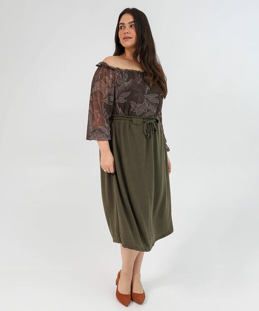 Image_Saia Midi Feminina Plus Size Midi Clochard Marisa Verde