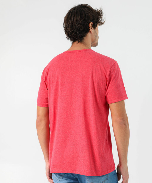 Camiseta Masculina Estampa Frontal Manga Curta 