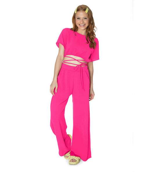 Calça Juvenil Feminina Minty Rosa