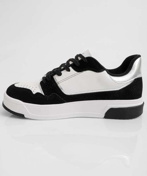 Tênis Casual Feminino Recortes Vizzano