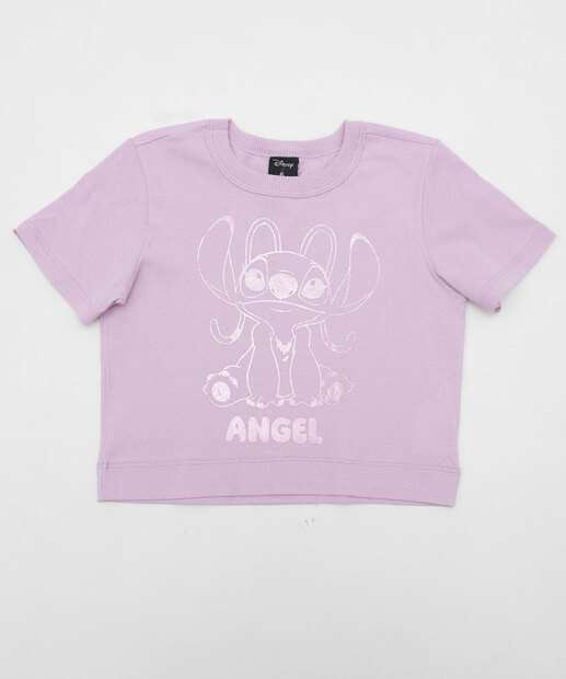 Camiseta Infantil Angel Disney Tam 4 a 10