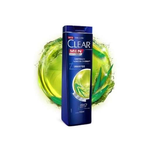 Shampoo Anticaspa Clear Men Controle e Alívio da Coceira 400ml