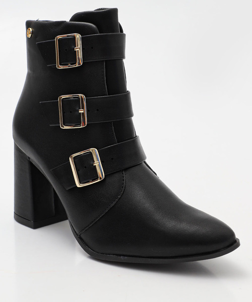 Image_Bota Feminina Cano Curto Fivela Via Uno 954002 Preto