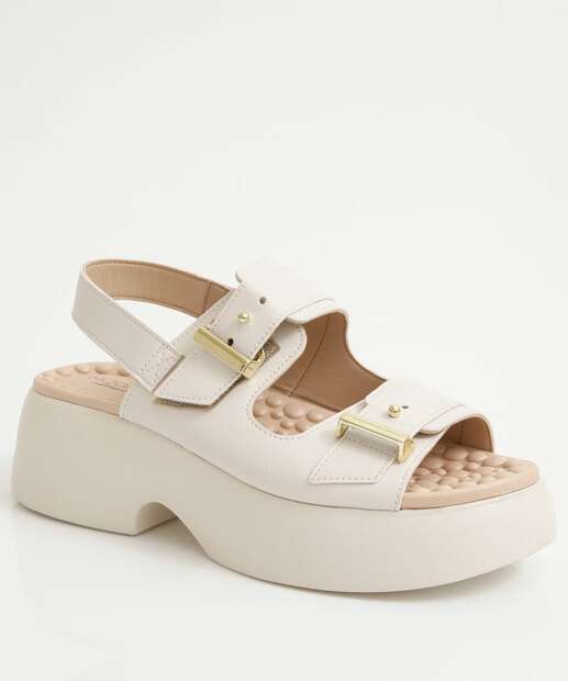 Image_Sandália Flatform Feminina Fivela Modare