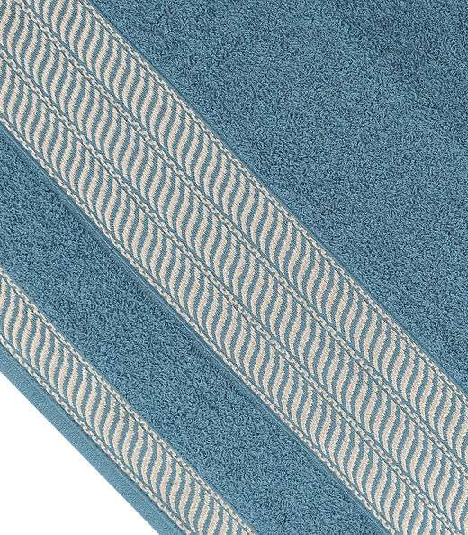 Toalha De Rosto Siena De Algodão Atlantica Azul