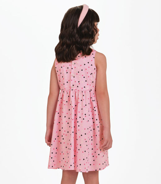 Vestido Popeline Trick Nick Rosa