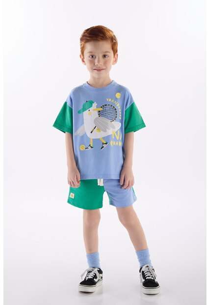Image_Conjunto Menino Camiseta e Short Três e Já