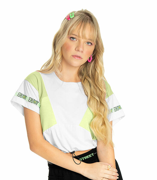 Blusa Feminina Enjoy Rovitex Teen Branco