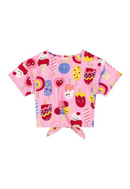 Blusa Infantil Feminino em Cotton Quimby
