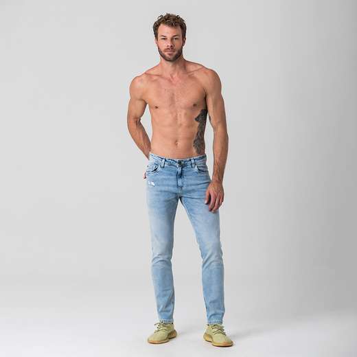 Calça Jeans Masculina Rock e Soda
