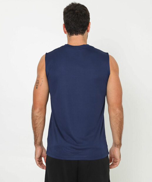 Regata Masculina Dry Fit Fitness MR Azul