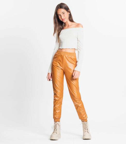 Image_Calça Jogger Cirre Juvenil Minty Marrom