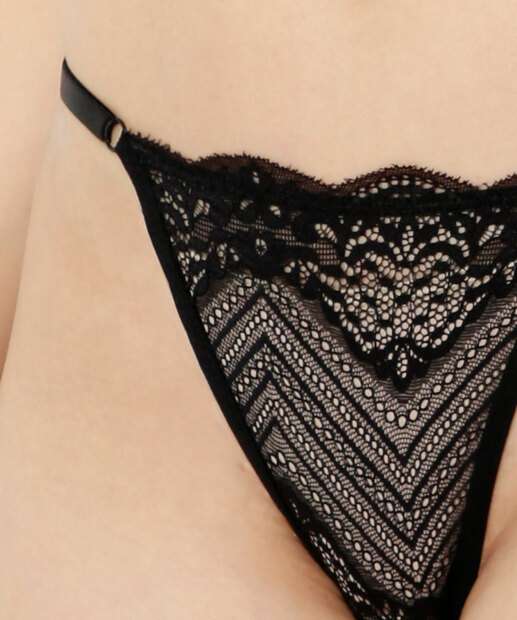 Kit 2 Calcinhas Fio Dental String Renda Marisa