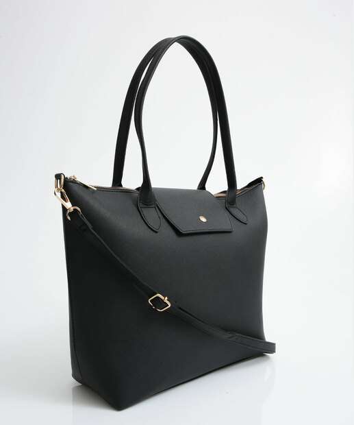 Bolsa De Ombro Tote Feminina Marisa Preto 