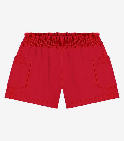 Image_Shorts Infantil Moletinho Basic Rovi Kids Vermelho