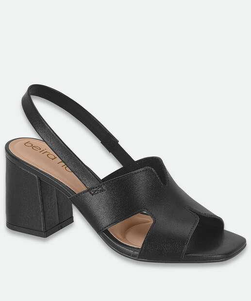 Image_Sandália Salto Grosso Feminina Beira Rio Preto