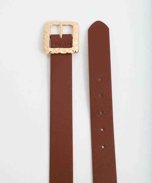 Cinto Feminino Fivela Marisa Marrom