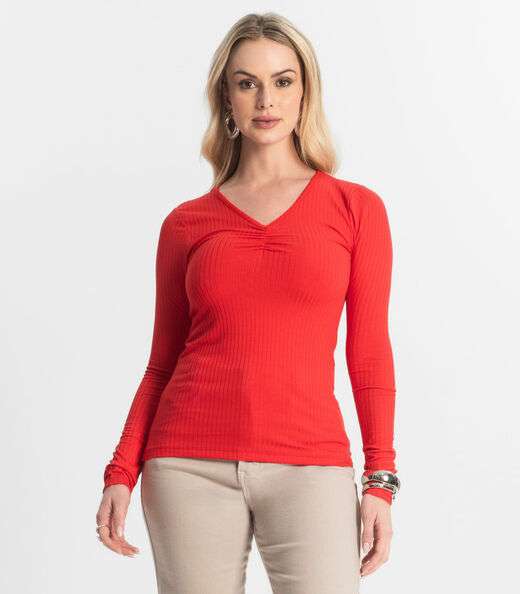 Image_Blusa Feminina Canelada Select Vermelho