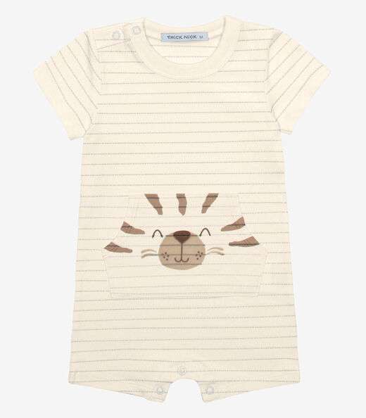 Image_Macaquinho Infantil Cotton Listrado Trick Nick Bege