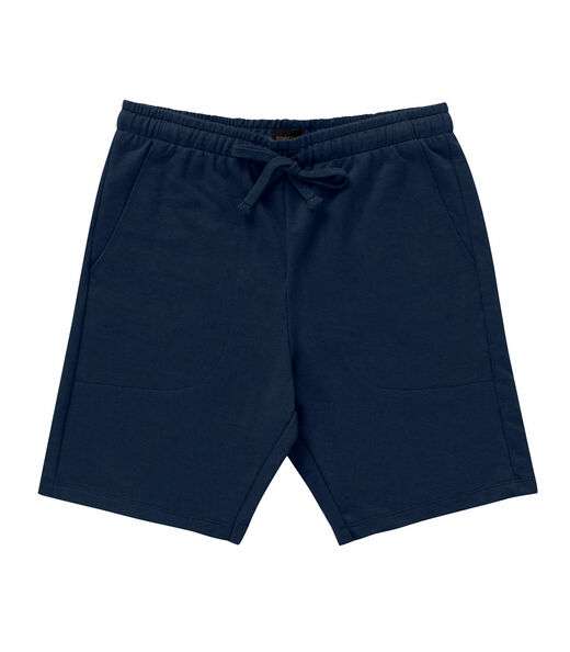 Bermuda Masculina Plus Size Moletom Diametro Azul